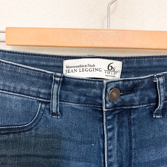 Abercrombie & Fitch Jean Leggings Skinny Blue Jean - Picture 8 of 13